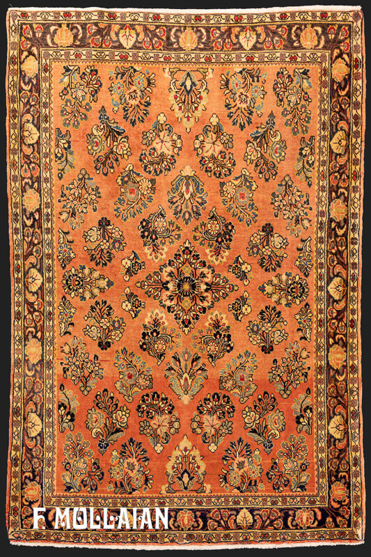 Antique Persian Small Saruk Rug n°:60296225